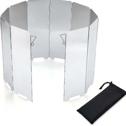 Folding Stove Windscreen - Gas Stove Windshield Plates