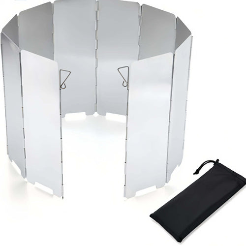 Folding Stove Windscreen - Gas Stove Windshield Plates