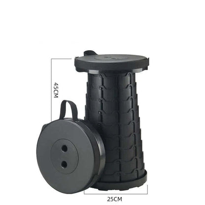 Premium Collapsible Portable Stool - Folding Stool for Outdoor Camping, Fishing, Queuing and Musical Application.